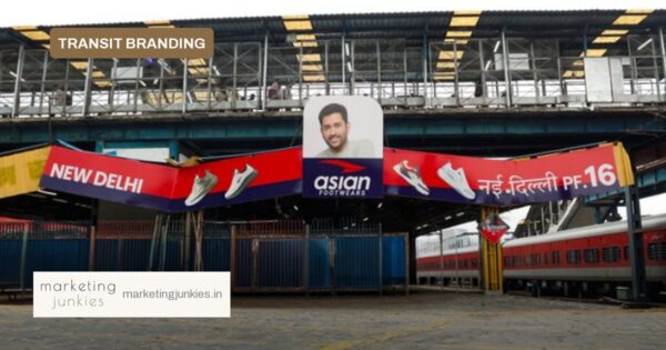 Asian Footwears Names Delhi Railway Platforms with Dhoni