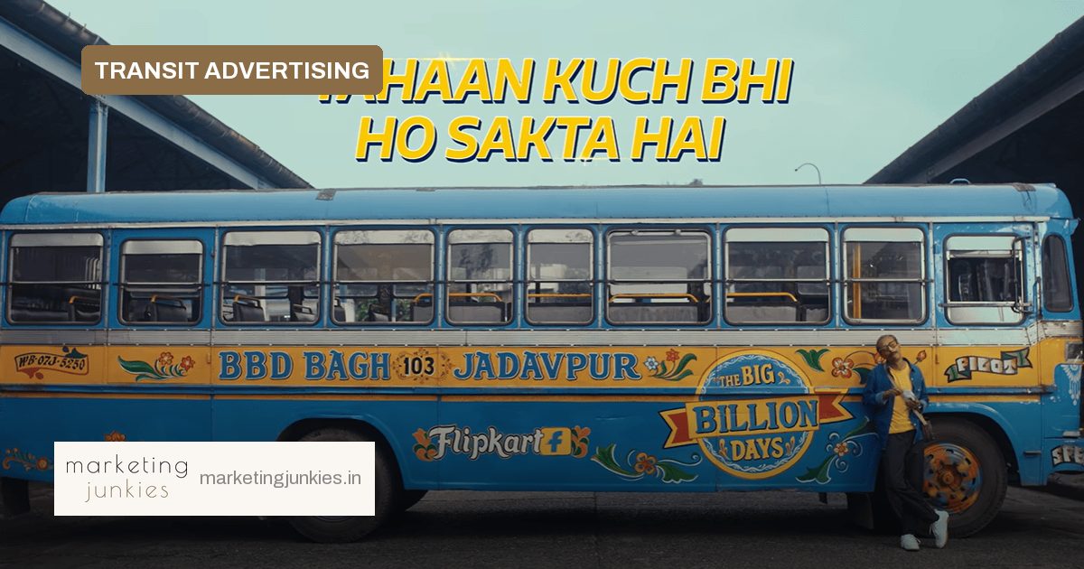 Flipkart Puts Big Billion Days on Kolkata’s BBD Bagh Buses