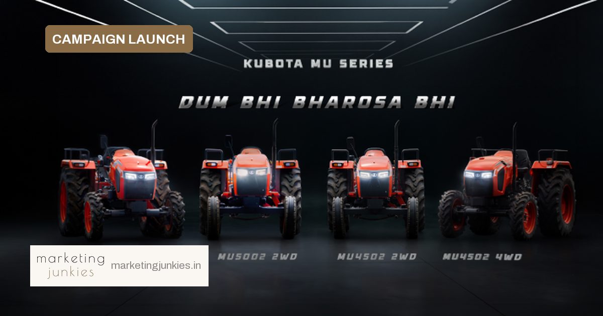 Hashtag Orange Pairs Power and Trust for Kubota MU Series