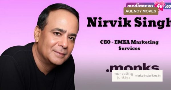 Nirvik Singh to Lead Monks' EMEA Marketing Services