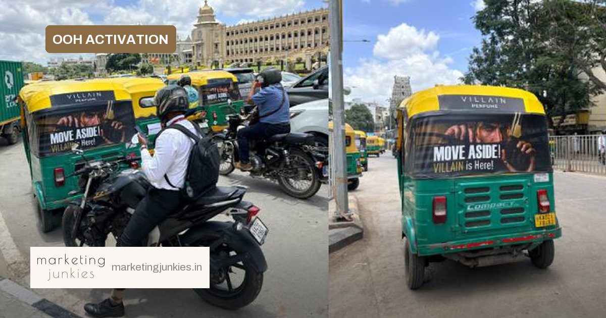 Villain's Gold Revolver perfume hits Bengaluru's streets via autos