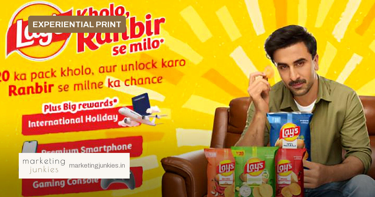 Lay’s peel-and-reveal print ad turns readers into participants