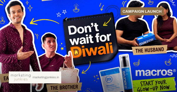Macros asks men to start their Diwali glow-up 30 days early