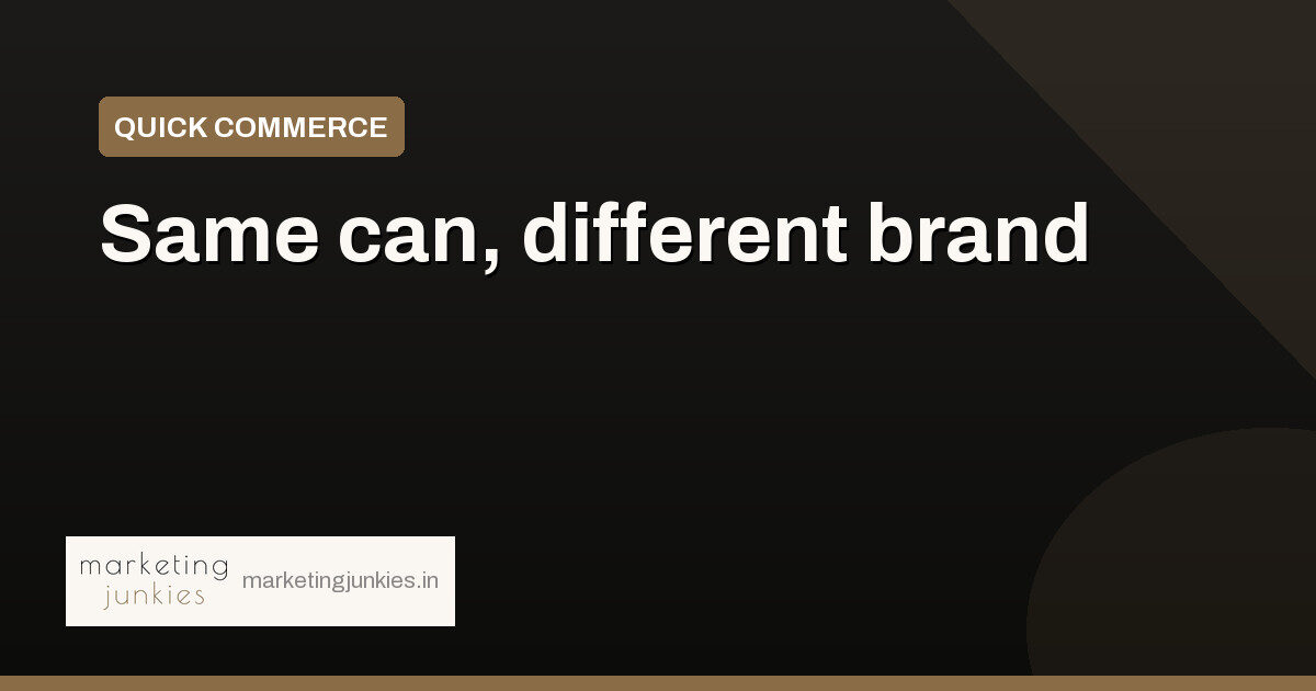 Quick commerce is making India’s soda brands look alike
