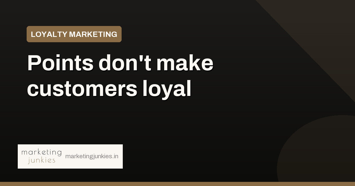 Why Points Alone Don't Create Brand Loyalty